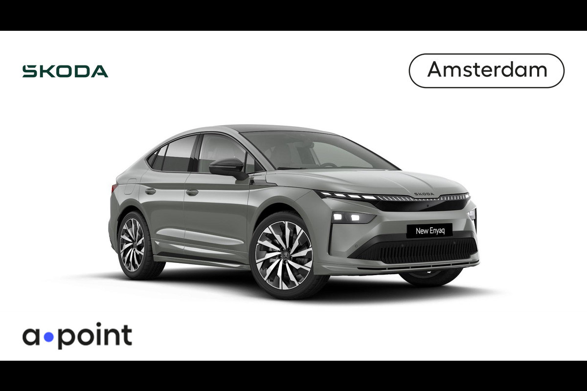 Škoda Enyaq Coupé iV 85 Sportline 286 pk | Business Upgrade Pakket ADVANCED | 21 inch lichtmetalen velgen