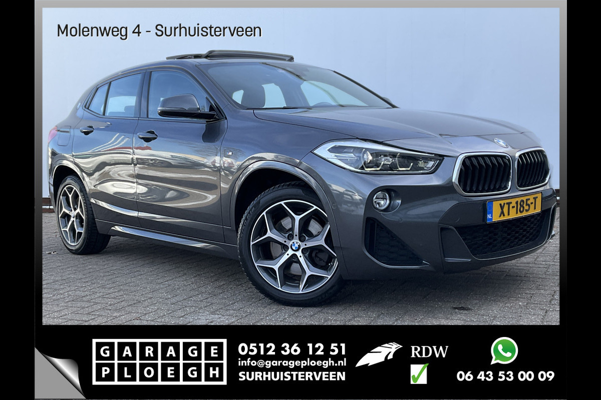 BMW X2 20i 192pk M-Sport Vol! Pano HUD LeerSport Zwarte Hemel