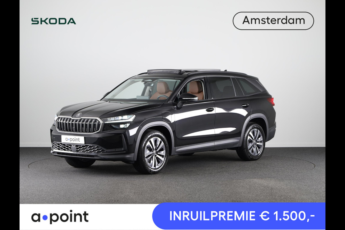 Škoda Kodiaq 1.5 TSI PHEV 204pk Business Edition | Cognac leder | Panoramadak | Light & View pakket |