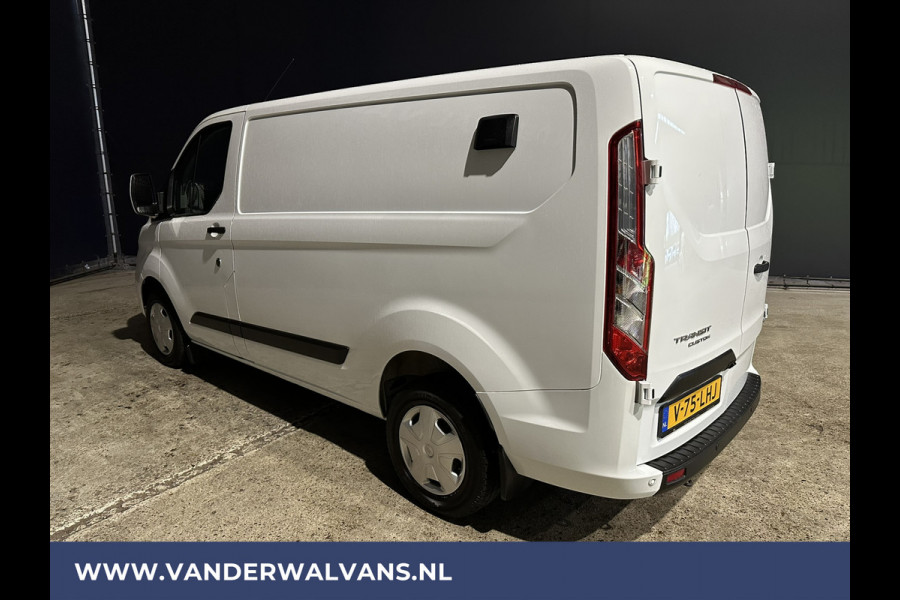 Ford Transit Custom 2.0 TDCI L1H1 Euro6 Airco | Camera | LED | Android Auto | Cruisecontrol | Parkeersensoren Verwarmde voorruit, Bijrijdersbank, 2500kg trekvermogen