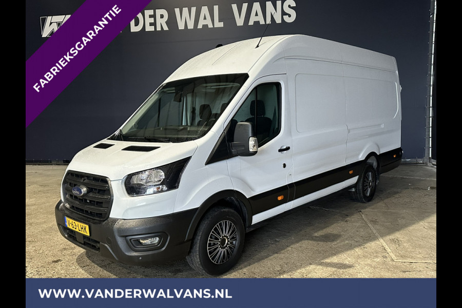 Ford Transit 2.0 TDCI 130pk L4H3 Jumbo Fabrieksgarantie Euro6 Airco | Camera | Cruisecontrol | Verwarmde voorruit | Stoelverwarming Parkeersensoren, Bijrijdersbank