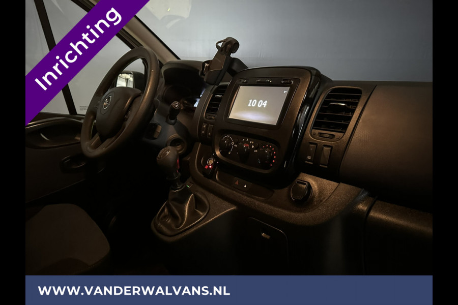 Opel Vivaro 1.6 CDTI 126pk L2H1 inrichting Euro6 Airco | Omvormer | Camera | Navigatie | LED | Trekhaak Cruisecontrol, Parkeersensoren, Bijrijdersbank