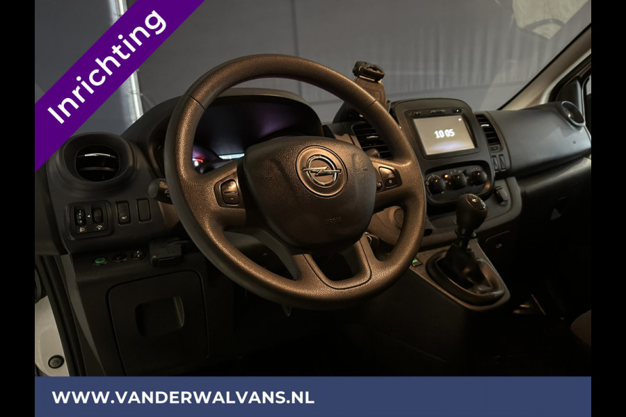 Opel Vivaro 1.6 CDTI 126pk L2H1 inrichting Euro6 Airco | Omvormer | Camera | Navigatie | LED | Trekhaak Cruisecontrol, Parkeersensoren, Bijrijdersbank