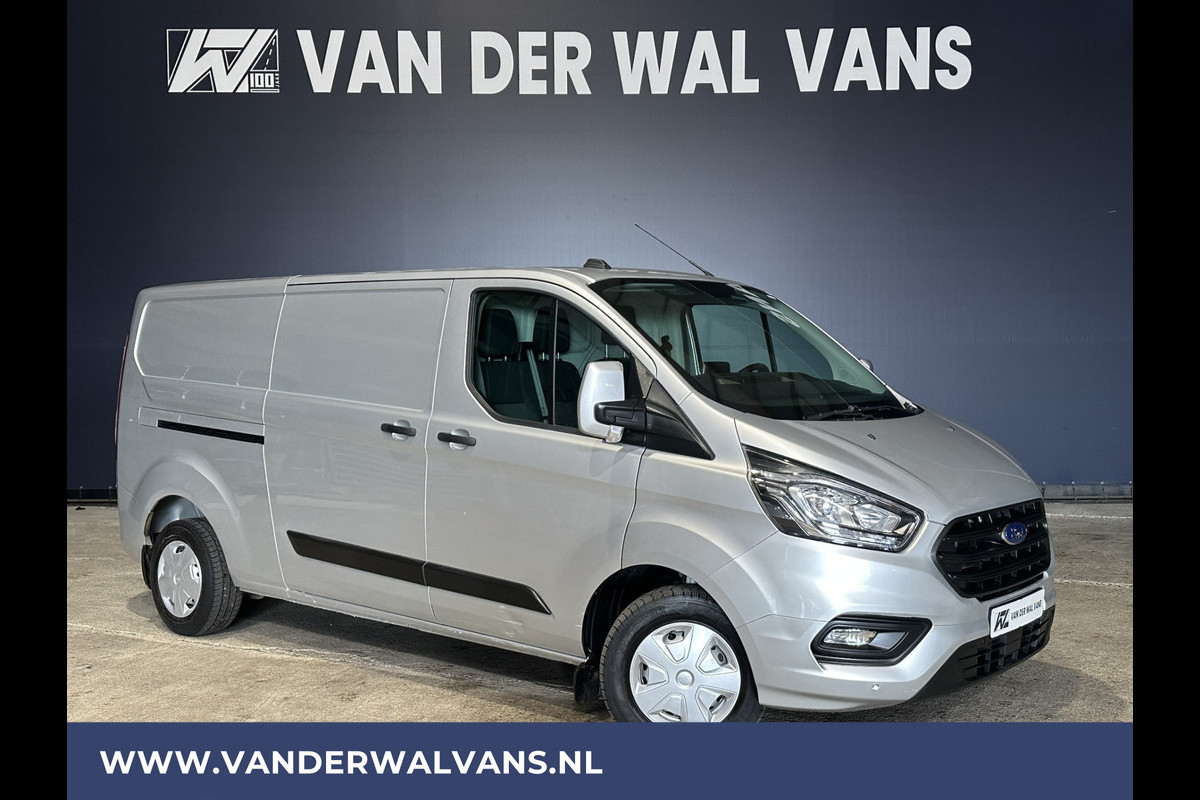 Ford Transit Custom 2.0 TDCI 130pk L2H1 Euro6 Airco | LED | Apple Carplay | Cruisecontrol Android Auto, Verwarmde voorruit, Parkeersensoren, Bijrijdersbank, 2800kg trekvermogen