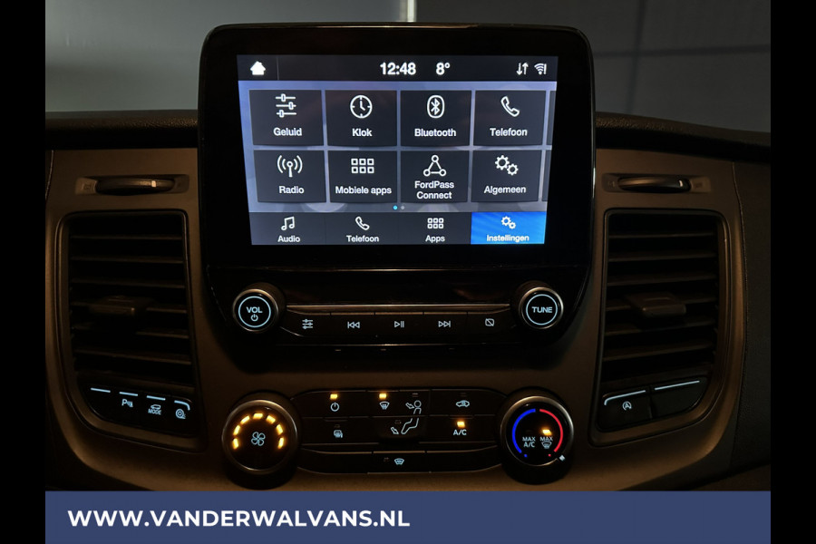 Ford Transit Custom 2.0 TDCI 130pk L2H1 Euro6 Airco | LED | Apple Carplay | Cruisecontrol Android Auto, Verwarmde voorruit, Parkeersensoren, Bijrijdersbank, 2800kg trekvermogen