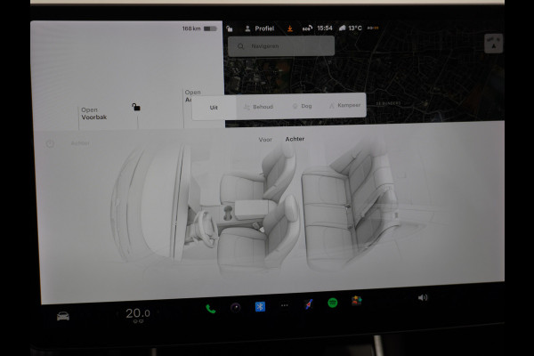 Tesla Model 3 SR+60kWh 325PK 18" AutoPilot 2.5 Leder PanoDak Adaptive Cruise Camera's Elektr.-Stuur+Stoelen+Spiegels+Geheugen+Easy-Entry+Verwa Ecc Navigatiesysteem LED-a+v Comfortstoelen ACC DAB Voorverwarmen interieur via App Keyless via Telefoonsleutel One-Pedal-Drive Orig. nlse auto tot 11kw laden thuis ! Garantie Accu en motor tot  05-11-2027 max 160.000km