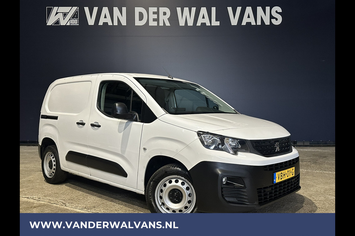 Peugeot Partner 1.6 BlueHDI L1H1 Euro6 Airco | 3-Zits | Navigatie | Apple Carplay | Trekhaak | Cruisecontrol Android Auto, Parkeersensoren, Bijrijdersbank