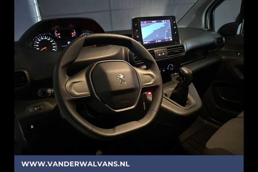 Peugeot Partner 1.6 BlueHDI L1H1 Euro6 Airco | 3-Zits | Navigatie | Apple Carplay | Trekhaak | Cruisecontrol Android Auto, Parkeersensoren, Bijrijdersbank