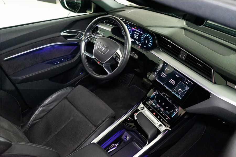 Audi e-tron 55 Quattro S-Edition 95 kWh 408PK | NL AUTO+NAP | Pano | B&O | Trekhaak | Ambient | Memory | VOL! 12 MND Garantie