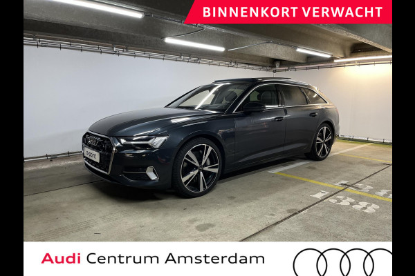 Audi A6 Avant 50 TFSI e quattro Advanced edition 299 pk S-tronic | Verlengde garantie | Navigatie | Panoramadak | Trekhaak uitklapbaar | Parkeersensoren (Park assist ) | Rondomzicht camera | Stoelverwarming V+A | Bang & Olufsen |