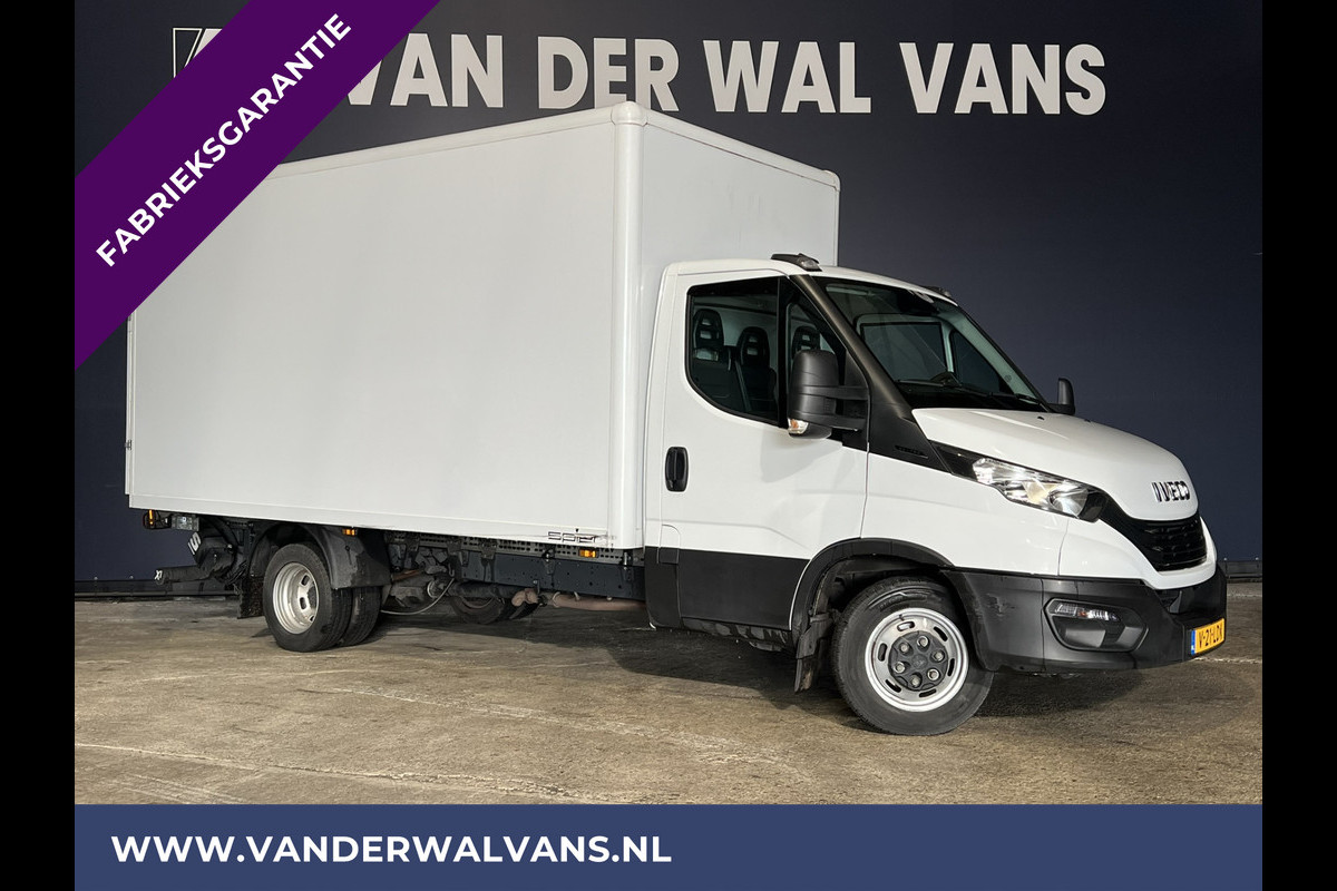 Iveco Daily 35C16V 156pk Bakwagen Laadklep Fabrieksgarantie Euro6 Dubbel Lucht Airco | Bijrijdersbank Bluetooth telefoonvoorbereiding, 910kg laadvermogen