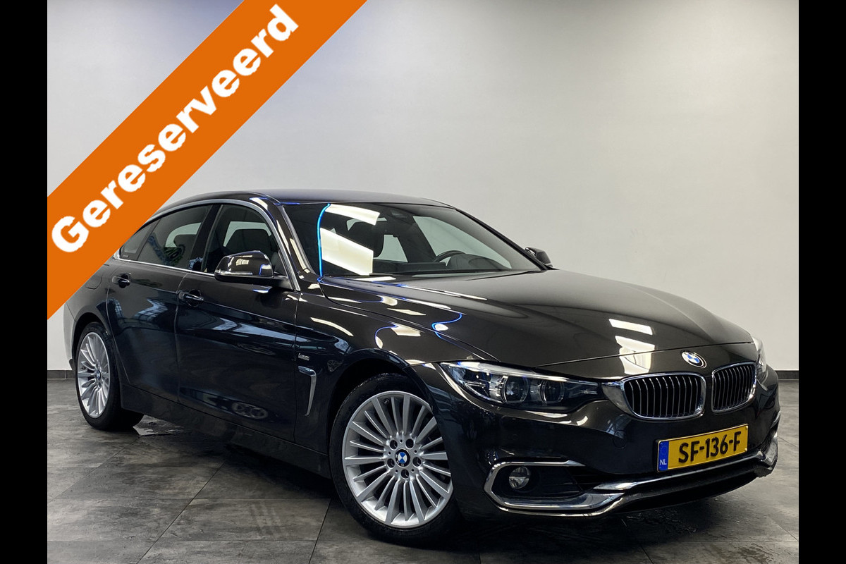 BMW 4 Serie Gran Coupé 420i Corporate Luxery Line High Executive Leder interieur Navigatie Lane Assist  Cruise Control. 18lmv