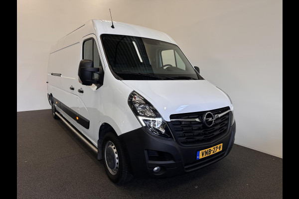 Opel Movano 135pk L3H2 AircoECC Navi DAB+ Cruise Control Camera parkeersensoren 270 Gr Achterdeuren 3-Zits Zeer Nette Bus!