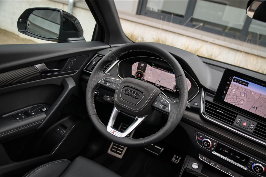 Audi Q5 55 TFSI e Quattro Competition S Edition S-Line 367pk Automaat! 1e Eig|DLR|Panoramadak|Virtual Cockpit|OLED Matrix|Trekhaak