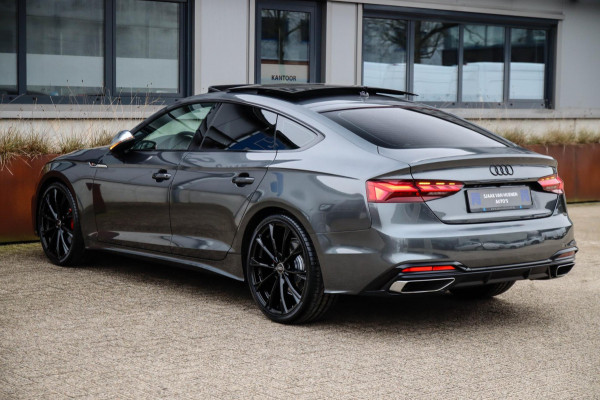 Audi A5 Sportback 40 2.0 TFSI S Edition Facelift 204pk S-Tronic! 1e|NL|DLR|Panoramadak|Virtual Cockpit|Leder|Matrix|CarPlay|Black