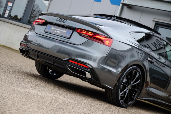 Audi A5 Sportback 40 2.0 TFSI S Edition Facelift 204pk S-Tronic! 1e|NL|DLR|Panoramadak|Virtual Cockpit|Leder|Matrix|CarPlay|Black