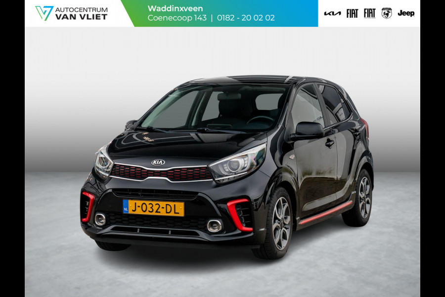 Kia Picanto 1.0 MPi GT-Line Edition l Navigatie l Lederlook interieur l GT-line l Lage km Stand l volledig onderhouden l