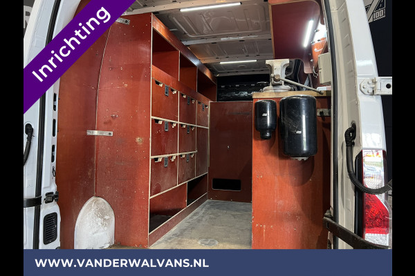 Opel Movano 2.3 CDTI 146pk L2H2 inrichting Euro6 Airco | omvormer | Camera | Navigatie | 2500kg trekhaak cruisecontrol, imperiaal, parkeersensoren, trap, bijrijdersbank