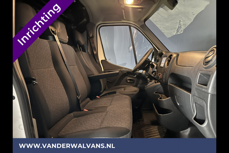 Opel Movano 2.3 CDTI 146pk L2H2 inrichting Euro6 Airco | omvormer | Camera | Navigatie | 2500kg trekhaak cruisecontrol, imperiaal, parkeersensoren, trap, bijrijdersbank