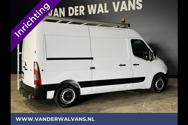 Opel Movano 2.3 CDTI 146pk L2H2 inrichting Euro6 Airco | omvormer | Camera | Navigatie | 2500kg trekhaak cruisecontrol, imperiaal, parkeersensoren, trap, bijrijdersbank