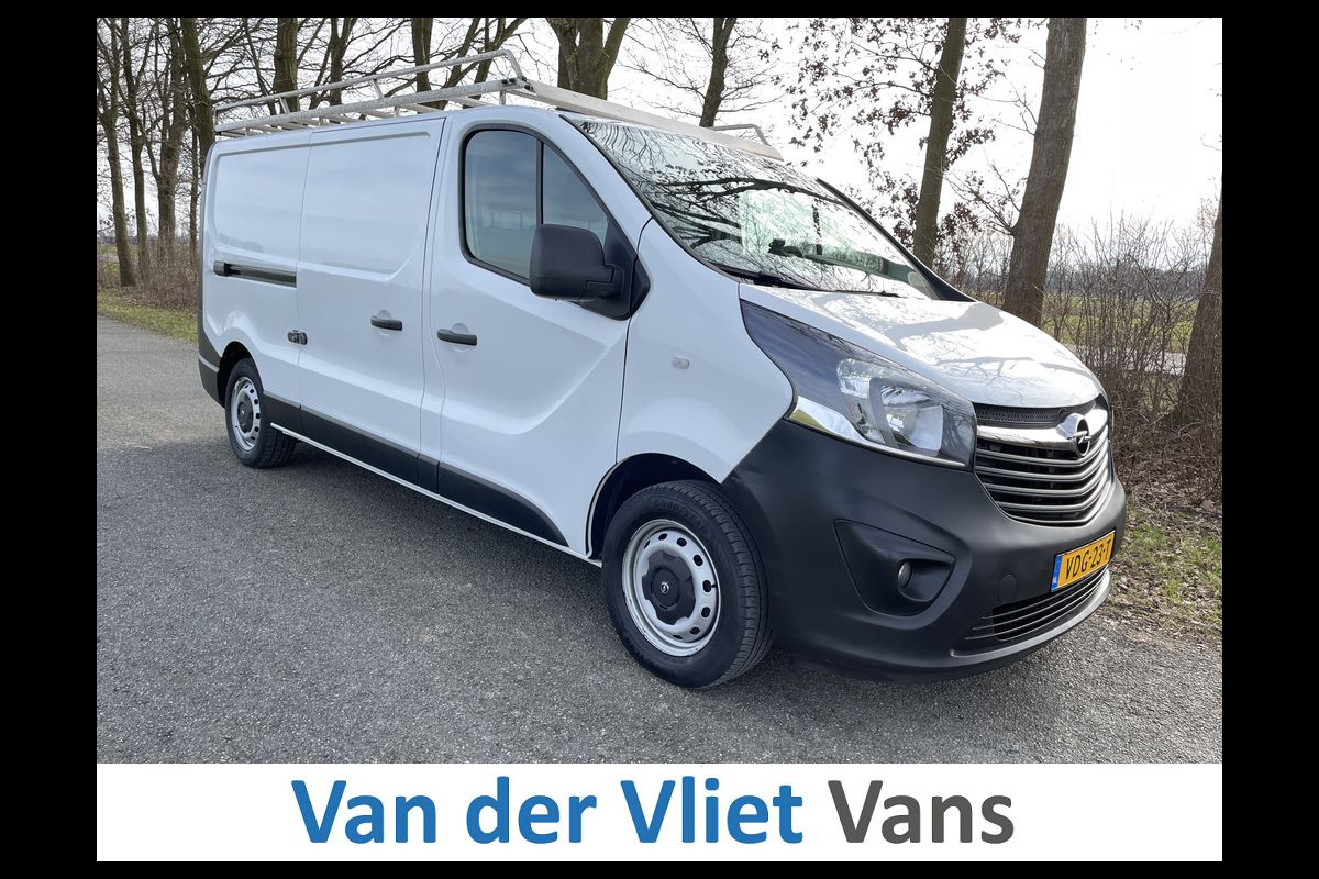 Opel Vivaro 1.6 CDTI 126pk E6 L2 Edition 3-zits BPM Vrij! Lease €260p/m, Trekhaak, Inrichting, Imperiaal, Airco, Navi, PDC, Cruise controle, Onderhoudshistorie aanwezig