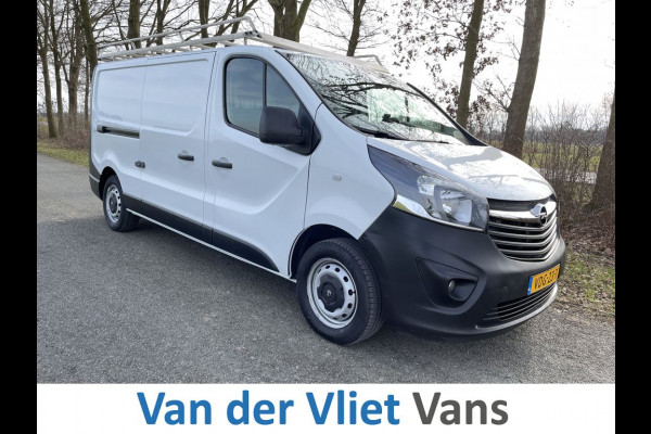 Opel Vivaro 1.6 CDTI 126pk E6 L2 Edition 3-zits BPM Vrij! Lease €260p/m, Trekhaak, Inrichting, Imperiaal, Airco, Navi, PDC, Cruise controle, Onderhoudshistorie aanwezig