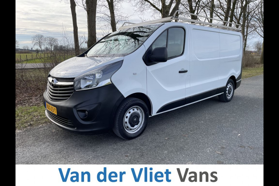 Opel Vivaro 1.6 CDTI 126pk E6 L2 Edition 3-zits BPM Vrij! Lease €260p/m, Trekhaak, Inrichting, Imperiaal, Airco, Navi, PDC, Cruise controle, Onderhoudshistorie aanwezig