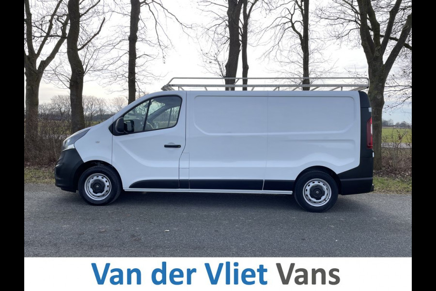 Opel Vivaro 1.6 CDTI 126pk E6 L2 Edition 3-zits BPM Vrij! Lease €260p/m, Trekhaak, Inrichting, Imperiaal, Airco, Navi, PDC, Cruise controle, Onderhoudshistorie aanwezig