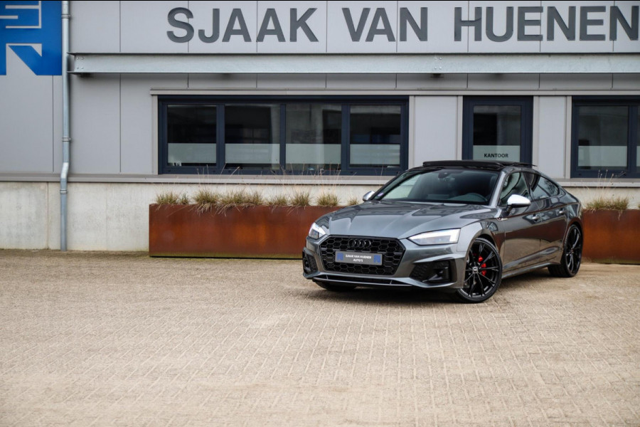 Audi A5 Sportback 40 2.0 TFSI S Edition Facelift 204pk S-Tronic! 1e|NL|DLR|Panoramadak|Virtual Cockpit|Leder|Matrix|CarPlay|Black