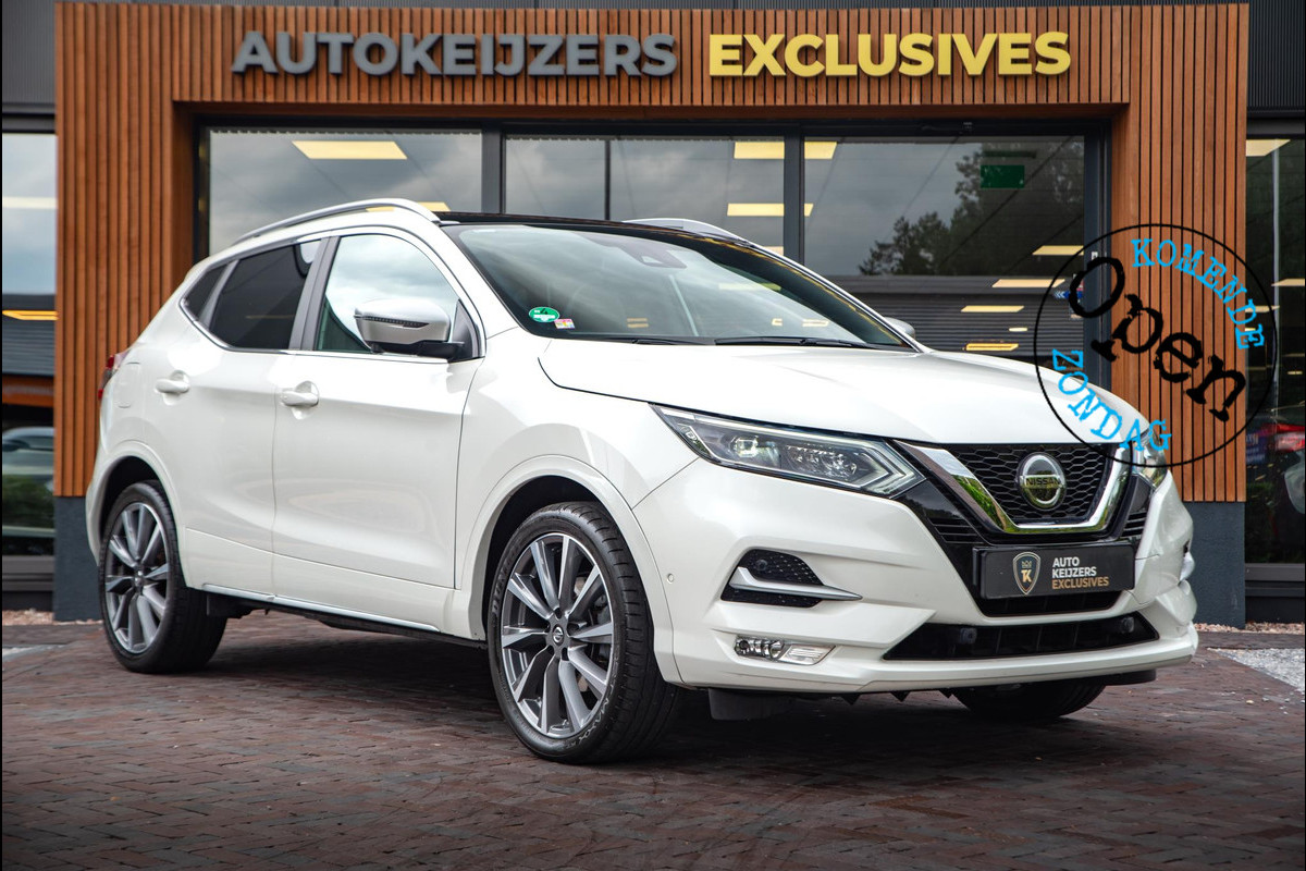 Nissan QASHQAI 1.3 DIG-T Tekna Automaat Panoramadak 360camera Bose Adapt. cruise Leer Navigatie DAB+