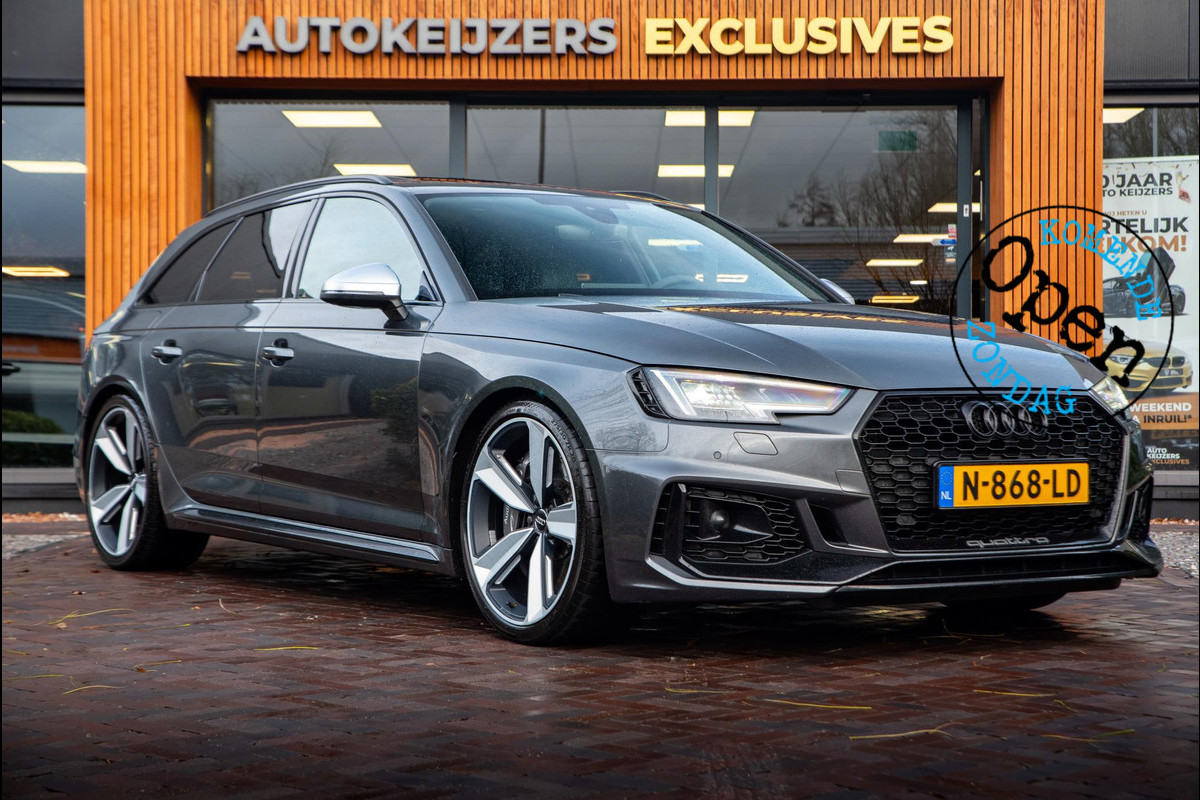 Audi A4 Avant 2.9 TFSI RS 4 quattro Panodak B&O Carbon Leer DAB+ Ceramic Ambient HUD Memory Keyless