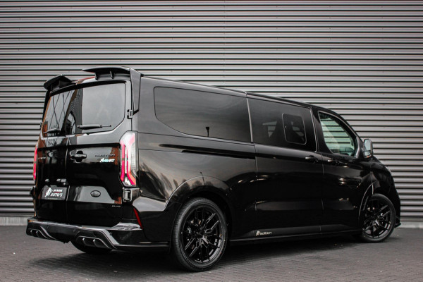 Ford Transit Custom 320 2.0 TDCI L2H1 MS- RT DC AWD DUBBEL CABINE BPM VRIJ / KUIPSTOELEN / DIRECT RIJDEN / NAVIGATIE / FULL BLACK