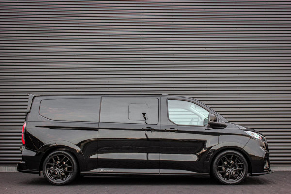 Ford Transit Custom 320 2.0 TDCI L2H1 MS- RT DC AWD DUBBEL CABINE BPM VRIJ / KUIPSTOELEN / DIRECT RIJDEN / NAVIGATIE / FULL BLACK