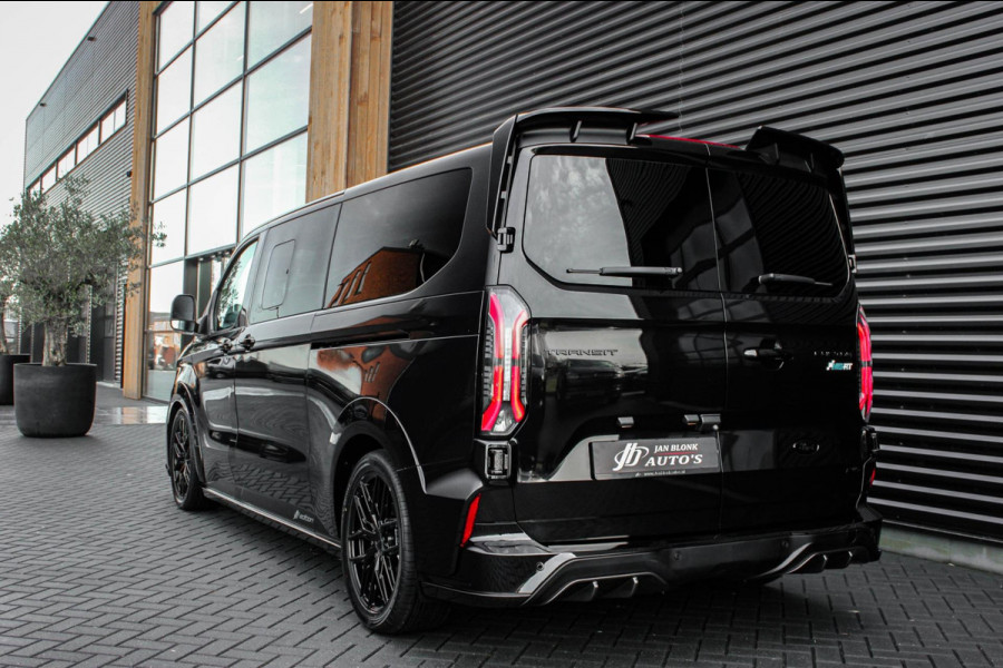 Ford Transit Custom 320 2.0 TDCI L2H1 MS- RT DC AWD DUBBEL CABINE BPM VRIJ / KUIPSTOELEN / DIRECT RIJDEN / NAVIGATIE / FULL BLACK