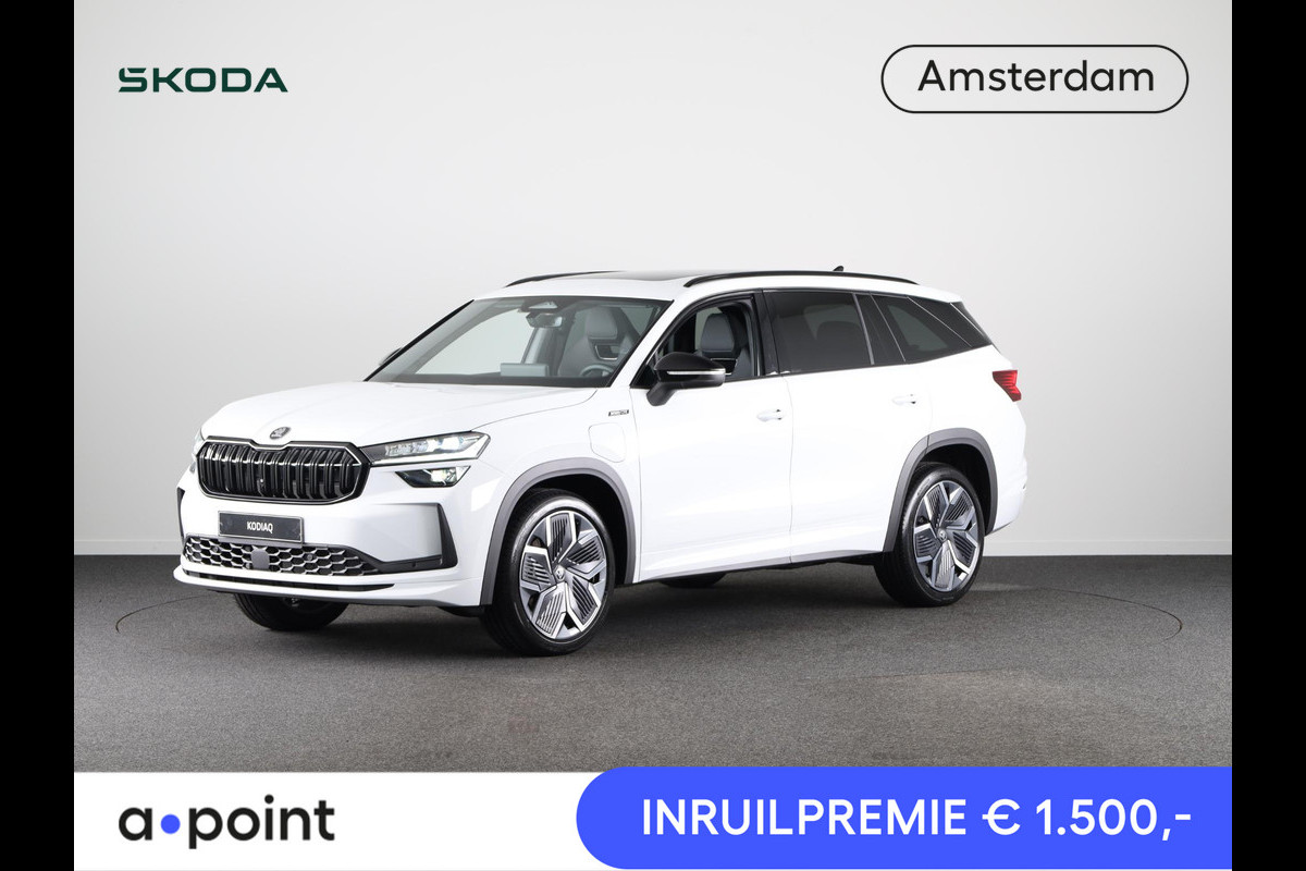 Škoda Kodiaq Sportline Business PHEV 1.5 TSI 204 pk 6 versn. DSG | Panoramadak | Light & view pakket | 20 inch lichtmetalen velgen