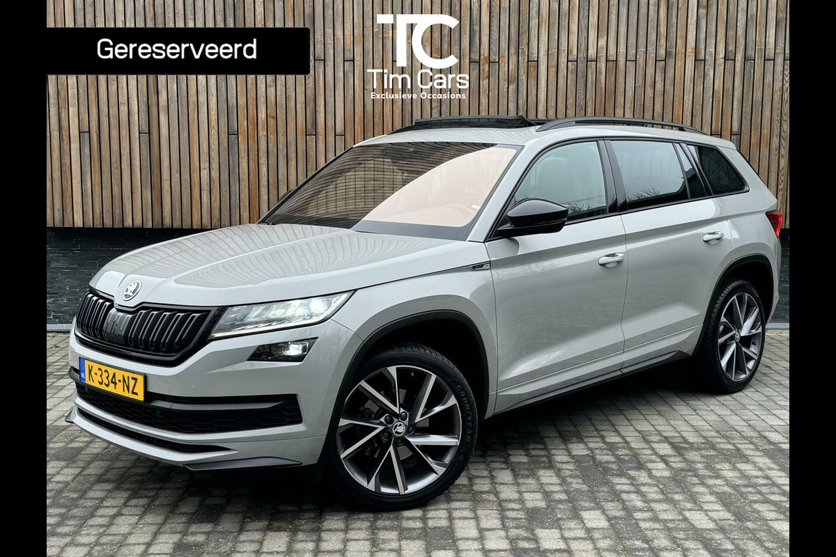 Škoda Kodiaq 1.5 TSI Sportline Automaat | Panoramadak | HiFi Canton | Elektrisch verstelbare stoelen | Navigatie Grootscherm | Leer/alcantara