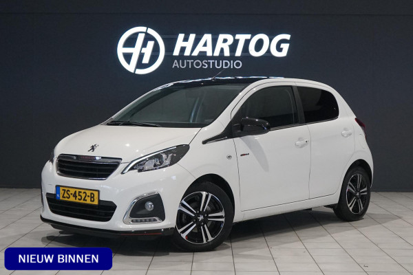 Peugeot 108 1.0 e-VTi GT-Line + LEDER / STOELVERWARMING / CLIMATE / ZWART DAK