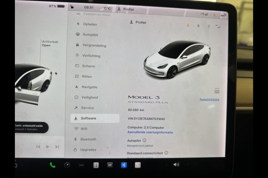 Tesla Model 3 Standard RWD Plus 60 kWh 92% SOH AUTOPILOT