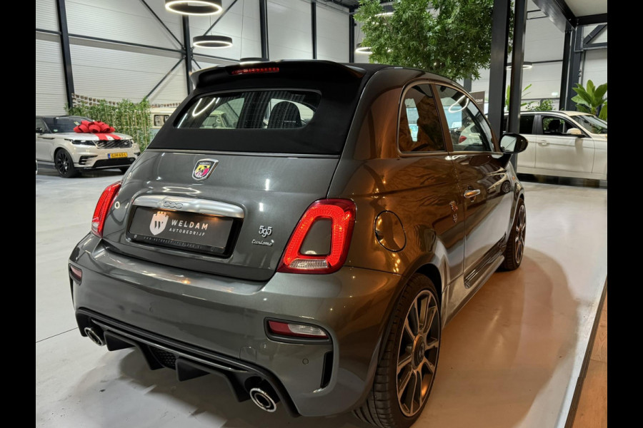 Fiat 500 1.4 T-Jet Abarth Turismo Cabriolet Garantie Sportuitlaat Carplay DigitaleDash Navi Schakelflippers Leder Spoiler Rijklaar