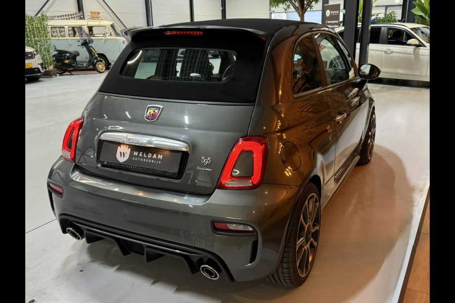 Fiat 500 1.4 T-Jet Abarth Turismo Cabriolet Garantie Sportuitlaat Carplay DigitaleDash Navi Schakelflippers Leder Spoiler Rijklaar