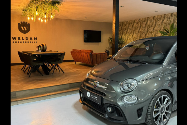 Fiat 500 1.4 T-Jet Abarth Turismo Cabriolet Garantie Sportuitlaat Carplay DigitaleDash Navi Schakelflippers Leder Spoiler Rijklaar