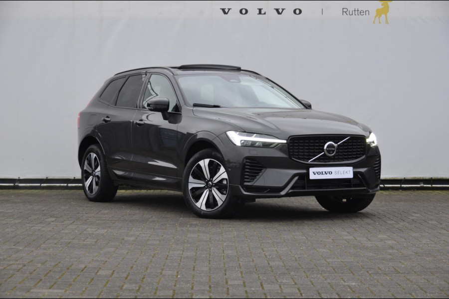 Volvo XC60 T6 350PK Automaat Plug-in hybrid AWD Plus Dark Long range / Adaptieve cruise control / Panoramadak / Apple carplay / Parkeersensoren met 360 camera / Elektrische achterklep / Elektrische stoelen met geheugen / Stoel en stuurwielverwarming