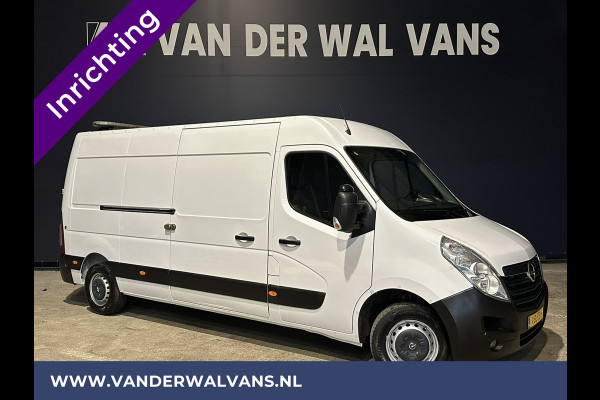 Opel Movano 2.3 CDTI 146pk L3H2 inrichting Euro6 Airco | Omvormer | Camera | Navigatie | Cruisecontrol Trekhaak, Parkeersensoren, Bijrijdersbank