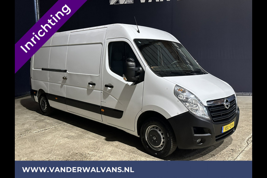 Opel Movano 2.3 CDTI 146pk L3H2 inrichting Euro6 Airco | Omvormer | Camera | Navigatie | Cruisecontrol Trekhaak, Parkeersensoren, Bijrijdersbank