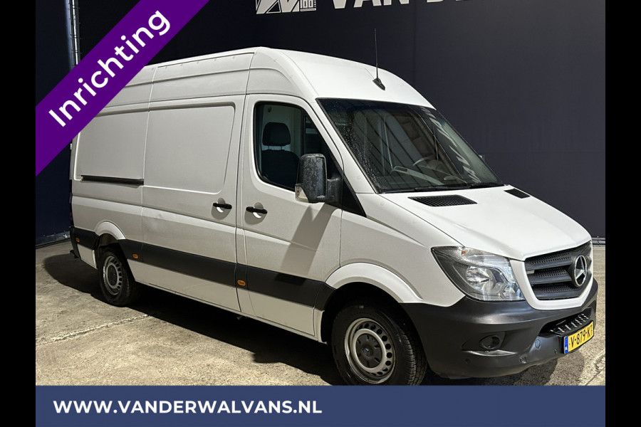 Mercedes-Benz Sprinter 316 CDI 164pk L2H2 inrichting Euro6 Airco | 2800kg trekhaak | Cruisecontrol Parkeersensoren