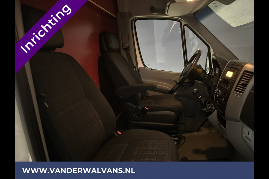 Mercedes-Benz Sprinter 316 CDI 164pk L2H2 inrichting Euro6 Airco | Omvormer | 2800kg Trekhaak | Cruisecontrol Chauffeursstoel, Parkeersensoren