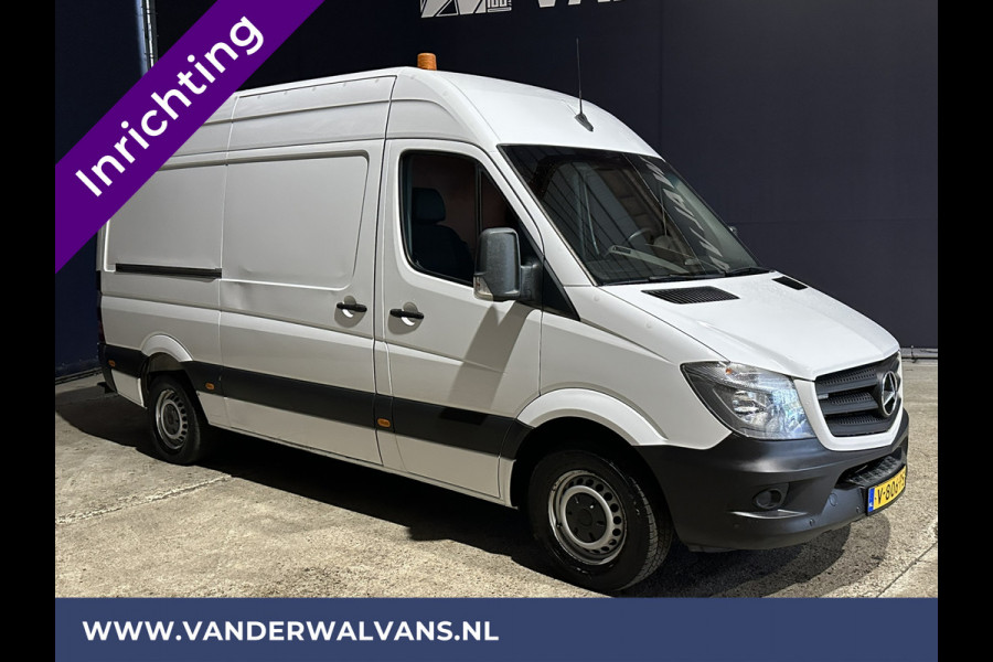 Mercedes-Benz Sprinter 316 CDI 164pk L2H2 inrichting Euro6 Airco | Omvormer | 2800kg Trekhaak | Cruisecontrol Chauffeursstoel, Parkeersensoren