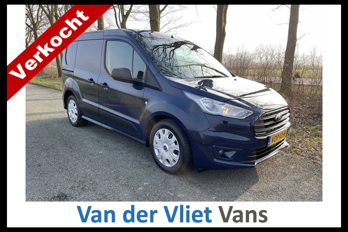 Ford Transit Connect 1.5 TDCI E6 Trend 3-zits BPM Vrij! Lease €185 p/m, Airco, Cruise controle,Trekhaak, Camera, Onderhoudshistorie aanwezig