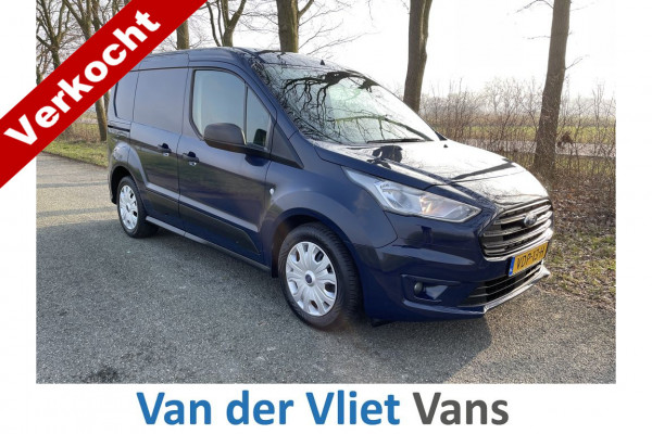 Ford Transit Connect 1.5 TDCI E6 Trend 3-zits BPM Vrij! Lease €185 p/m, Airco, Cruise controle,Trekhaak, Camera, Onderhoudshistorie aanwezig