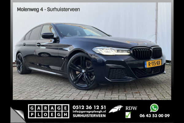 BMW 5 Serie 520i High Executive M-Sport Aut. Adap.Cruise Elek.Klep Stoel/Stuurverw. UITSTRALING!